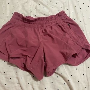 Lululemon Track That 4inch Shorts-Rare pink color